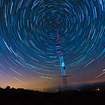 Satellite Communications Under A Starry Sky